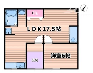 ナチュール上新庄の物件間取画像